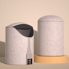 智能加熱器 3檔溫度調節 170W功率, 灰色120X50CM, 無