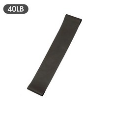 미니 루프 밴드 피트니스 짐 탄성 저항 요가 크로스핏 트레이닝 운동 장비용 익스팬더, 1개, 2. Gray 40LB