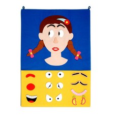 벽걸이차트 미스변덕 얼굴 표정놀이 언어학습 벽보 nys+8607QA