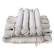 면 로프 면사 꼰 굵기 줄 바인딩 100미터 6mm/8mm/10mm, 10mm10m, 1개, 10mm10m