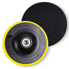 툴리고 그라인더 패드 샌딩 부직포 벨크로 찍찍이 밸크로 5인치 125mm, 2개