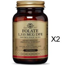 솔가 엽산 800mcg 250타블렛, 2개, 250개입, 250정