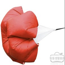 동동생활용품 달리기 공기저항 낙하산 체력훈련 체력증진, 레드