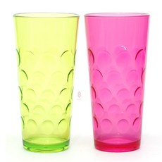 백스커머스 도트 맥주컵 500ml 아이스커피잔
