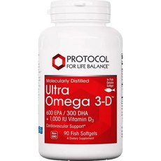 Protocol For Life Balance 超級 Omega 3-D 軟膠囊, 90入, 1個
