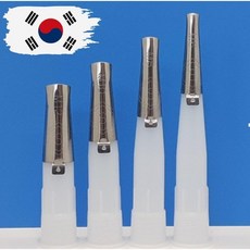 써봐 실리콘노즐 4종 2세트8개 하트디자인 가구 주방 욕실 도배 인테리어 세밀한 작업, 2세트