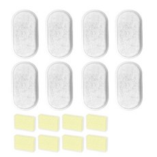 ROJECO 스마트 고양이 자동 반려동물 디펜서 반려견 식수 정수기 재순환 필터, 8 Pcs Filter Sponge