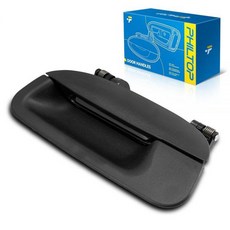 PHILTOP Exterior ABS Door Handle Tailgate 1Pcs for 2001-2003 Ford F-150/250/350 Super Duty；Ford F-, Exterior-RR-Silvery-1Pcs