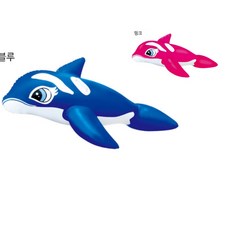수영장 비치 물놀이튜브 휴가 해수욕 아동용 돌고래튜브, 1개, isum 블랙