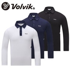 볼빅 골프웨어 L/S 시그니처 포인트 카라 폴로 티셔츠