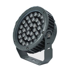 LED 휠 투광등 원형 외벽 투사등 야외 방수 빌라 조명광장 정원 조경등, 48W화이트/난광/옐로우/미디엄광
