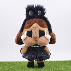 (정품) 팝마트 더 크라이 베이비 샤이니 샤이니 시리즈 - 블랙 30cm 대형 사이즈 인형 피규어 아트피스 인테리어, 1개