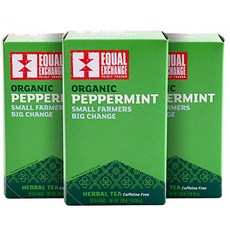 이퀄 익스체인지 유기농 카페인 프리 페퍼민트 티 20개입 Equal Exchange Organic Caffeine Free Peppermint Tea 20-Count (Pac, 1개