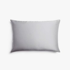 URBAN NEST. 嬰兒兒童乳膠枕，防蟎抑菌，多尺寸厚度選擇，透氣舒適, ｜XS~M size 枕套/對 （灰）,100%天絲