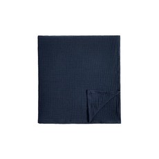 Meracorallo 모슬린 포대기 담요 100% 면 속싸개 부드럽고 통기성이 좋은 랩 남아 및 여아용 크림 158562, 네이비 블루
