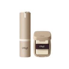 OBgE 自然遮瑕素顏霜 50g + 絲絨凝凍控油蜜粉餅 5g (組合), 素顏霜50g+蜜粉餅5g, 1個