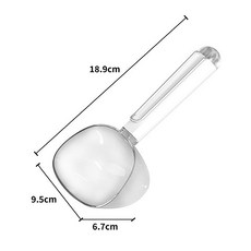 寵物飼料鏟 寵物飼料勺 飼料封口夾 飼料鏟 飼料勺 食物鏟 糧食鏟 糧食勺 寵物餵食勺 手柄夾子, 4.白, 1個