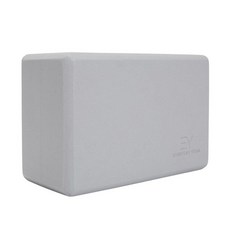Everyday Yoga 폼 요가 블록 7.6cm(3인치) - 안정성 균형 및 유연성을 위한 고밀도 EVA 서포트 블록 경량 내구성 편안함 플럼, 슬레이트 - 4인치