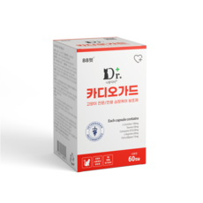 냐옹닥터 카디오가드 고양이 심장 영양제 강철심장 L카르니틴 코엔자임Q10 비대성 심근증 심장 건강 유지 보조제, 60정, 1개