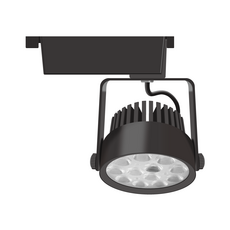 金亮LED AR70 12W軌道燈 - 節能省電、可調角度、適用於各種室內空間, 12W，自然光，白殼, 1個