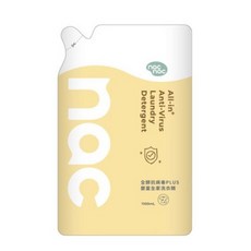 nac nac 酵素奶瓶餐盤蔬果洗潔精, 1個, 600ml