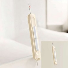 옷수선 간편키트 실꿰기+실밥커팅 옐로우 유아촉감놀이 컬러실꿰기놀이교구 오감놀이 유아도형실꿰기놀이