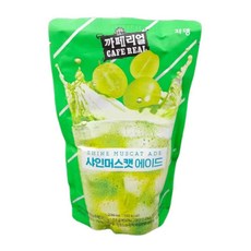 로컬코리아 카페리얼 에이드 230ml 샤인머스캣에이드, 카페리얼 샤인머스켓 에이드 230ml 파우치