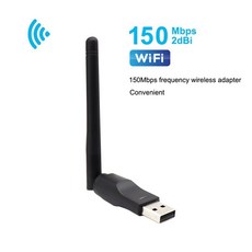 미니 무선 WIFI 어댑터 50 MBPS 20DBM 안테나 USB 수신기 동글 MT760 RTL8 88 네트워크 카드 802. B, MT7601 Chip, MT7601 Chip, 1개