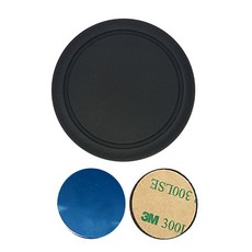 차량용 대시보드 부착형 자석거치대, 1개, 50mm 원형자석
