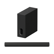 Sony Sound Bar 家庭劇院音響組合，無線連接，深沉低音，簡約時尚設計, 黑色, A8000+SW7