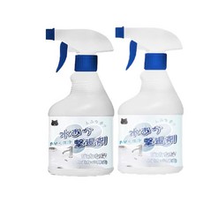 水垢清潔劑 有效去除浴室水龍頭及玻璃鏡面水垢, 2個, 450ml