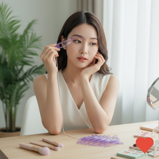 이미용 눈썹 그리기 가이드 틀 8종세트 초보자 메이크업