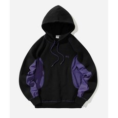 예일 ONEMILE WEAR 나일론 페브릭 믹스 후드 블랙 139137