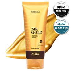 아우라 24k 골드 프리미엄 필 오프 마스크, 1개입, 9개