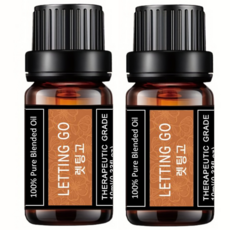 레노포프 천연 에센셜오일 & 블랜딩오일 35종 테라퓨틱등급, 2개, 26.렛팅고(스트레스완화), 10ml