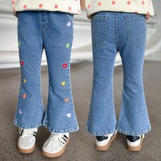 아짱 키즈여아 청바지 여아 스판 데님 팬츠 봄 가을바지