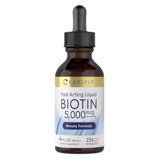 carlyle 速效液態生物素 5000mcg, 1個, 118ml