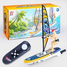 RC보트 물놀이 장난감 RC 무선 보트 레이싱 스피드, 7번 배터리 2개가 기본 장착, 샤크 블루 RC 요트