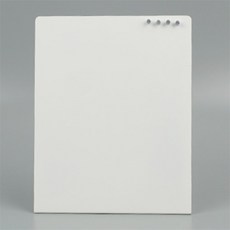 민쓰마마 L형 스탠딩 보드판 A5 자석부착가능 안내판, 흰색