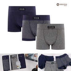 mrkids 天絲彈力男童款四角內褲 3件入 RF212