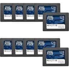 패트리어트 메모리 P220 128GB 내장 SSD - SATA 3 2.5인치 솔리드 스테이트 드라이브 P220S128G25, 128GB Retail 10