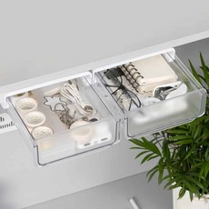 셀링프리 책상 미니 서랍 책상수납함, 클리어