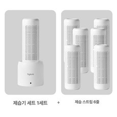 송빈 소형 전자 제습기 세트 제습봉 제습팩 가정용 옷장, TOP-Y 제습 박스 세트 제습 스트립 6개