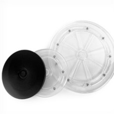 훈컴퍼니 회전원판 카페인테리어소품, 투명(140)