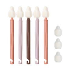 하이비 몽글이 롱 미니솔 5p + 먼지 보호캡 3p, 1세트, 따뜻한햇살