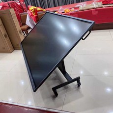 이동식 tv 거치대 낮은 바닥 모니터 스탠드 받침대, 상세페이지 참고, 1. 업그레이드 신축 낮음 (90도 조절)