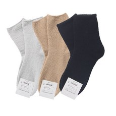 세침 수면양말 3켤레 부드러운 여성 발 시림 방지 보습