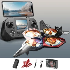 RC헬기 비행기 전투기 드론 무선 조정 카 자동차 오프로드 드리프트 포크레인 스크린 제어 기능이있는 새로, 01 V46 -Screen - Red