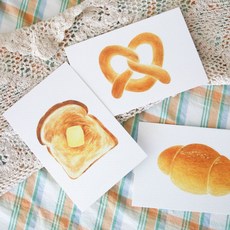 포스트카드 컬렉션 세트 엽서 그림엽서 인테리어소품 일러스트엽서 편지지 아트카드, 29 프레첼