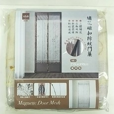 Wall.ire 立體繡花磁扣防蚊門簾 210CMX90CM, 詳見包裝